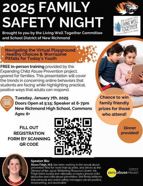 family safety night flyer