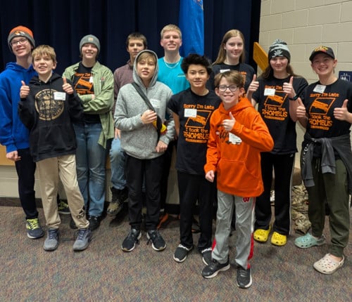 Math Counts Team Photo